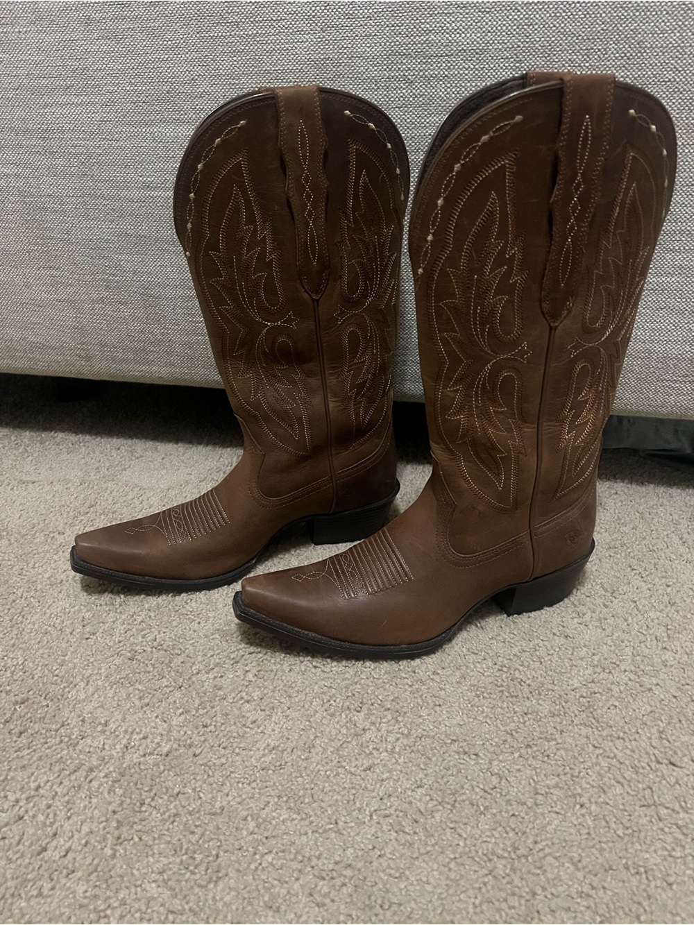 Ariat Women's Heritage X Toe Elastic Calf Western Heeled Boots